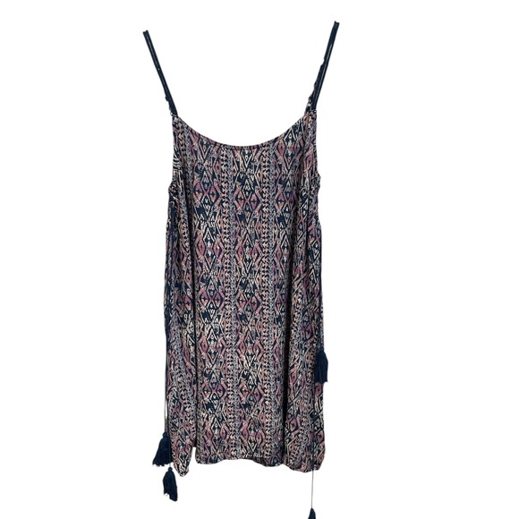 Billabong Bohemian Mini Dress‎ Sleeveless Tassel Accents XS - Picture 1 of 3